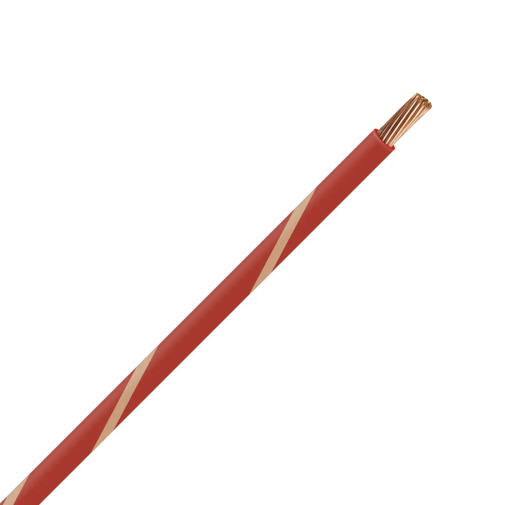 TXL 16 Red/Orange Striped Wire - TXL-16-23