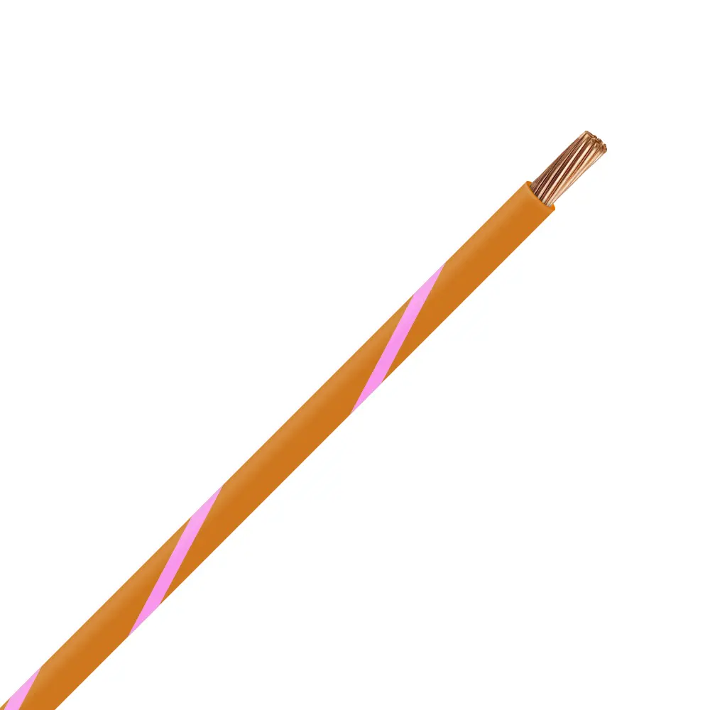 TXL 18 Orange/Pink Striped Wire - TXL-18-3P