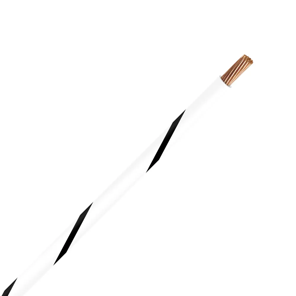 TXL 20 White/Black Striped Wire - TXL-20-90