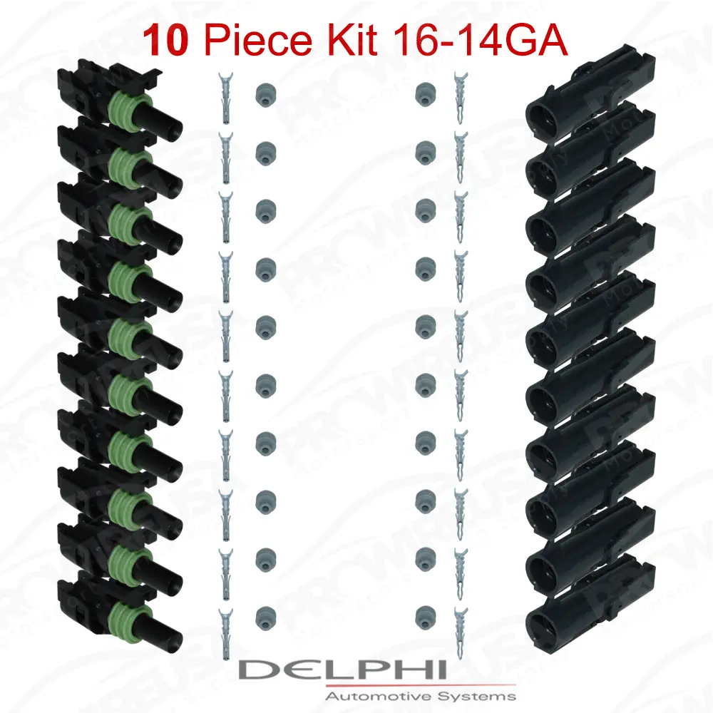 Weather-Pack 1 Way 16-14 Ga 10 PCKit - WP1-16-14-10PC