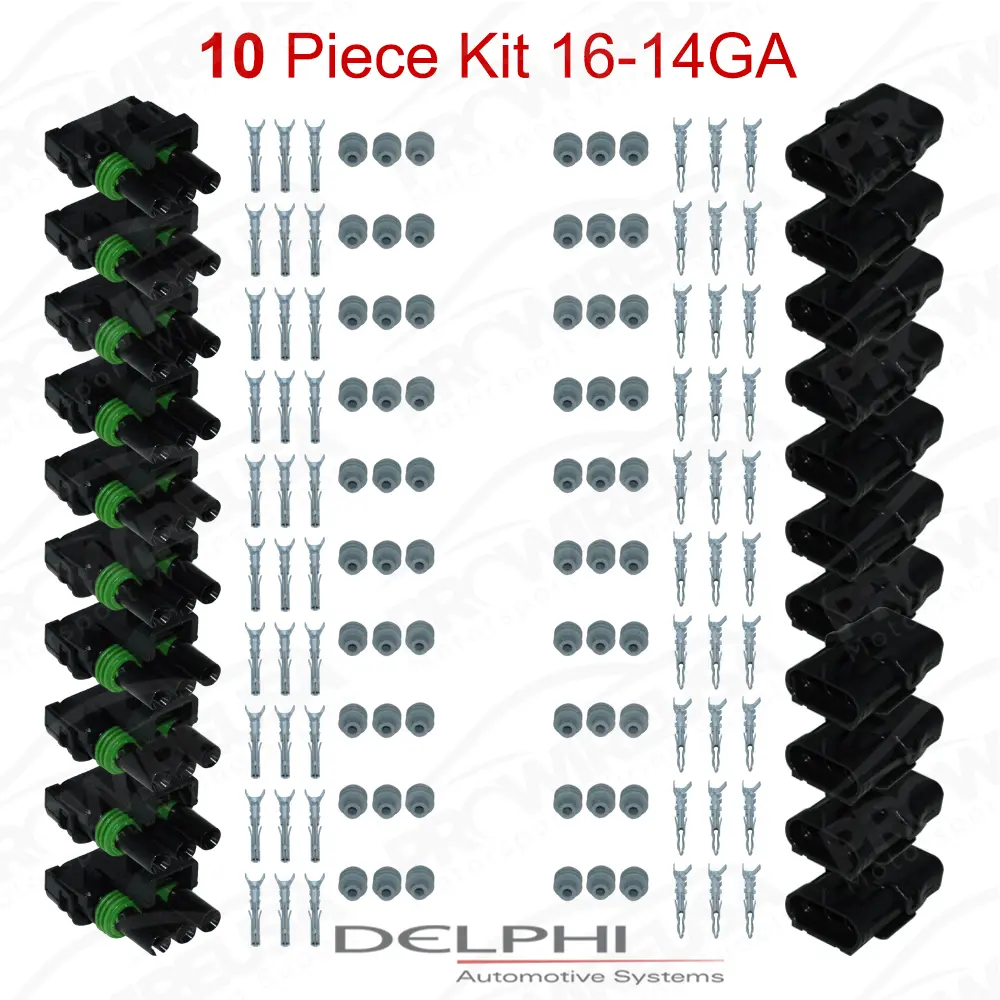 Weather-Pack 3 Way 16-14 Ga 10 PCKit - WP3-16-14-10PC