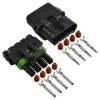 Weather Pack 4 Pin Connector Kit 18-22 Ga - WP4-18-22