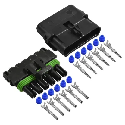 Weather Pack 6 Pin Connector Kit 12-10 Ga - WP6-12-10