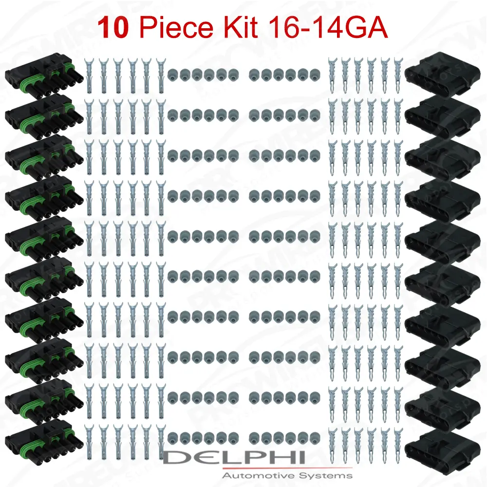 Weather-Pack 6 Way 16-14 Ga 10 PCKit - WP6-16-14-10PC
