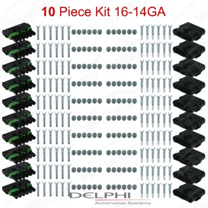 Weather-Pack 6 Way 16-14 Ga 10 PCKit - WP6-16-14-10PC