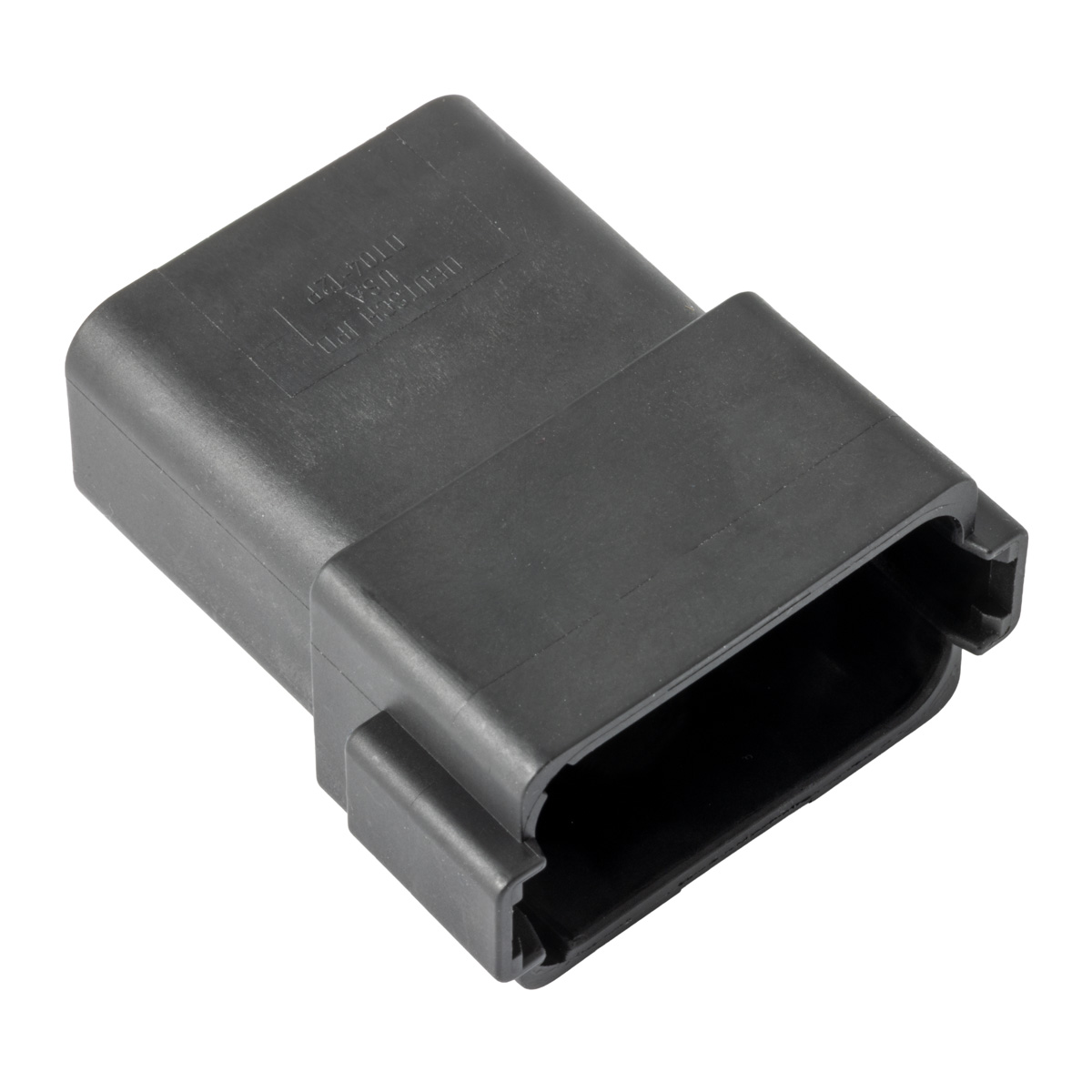 REC, 12P, BLK, N, B - DT04-12PB, image 1 of 2
