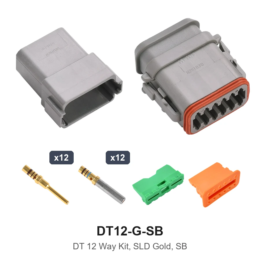 DT 12 Way Kit Solid Gold SB - DT12-G-SB