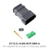 DT 12 Way RCP Kit, SLD Gold 16-14, BLK A-KEY, SB RCP - DT12-G-14-BK-RCP-SBR-A