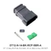 DT 12 Way RCP Kit, SLD NKL 16-14, BLK A-KEY, SB RCP - DT12-N-14-BK-RCP-SBR-A