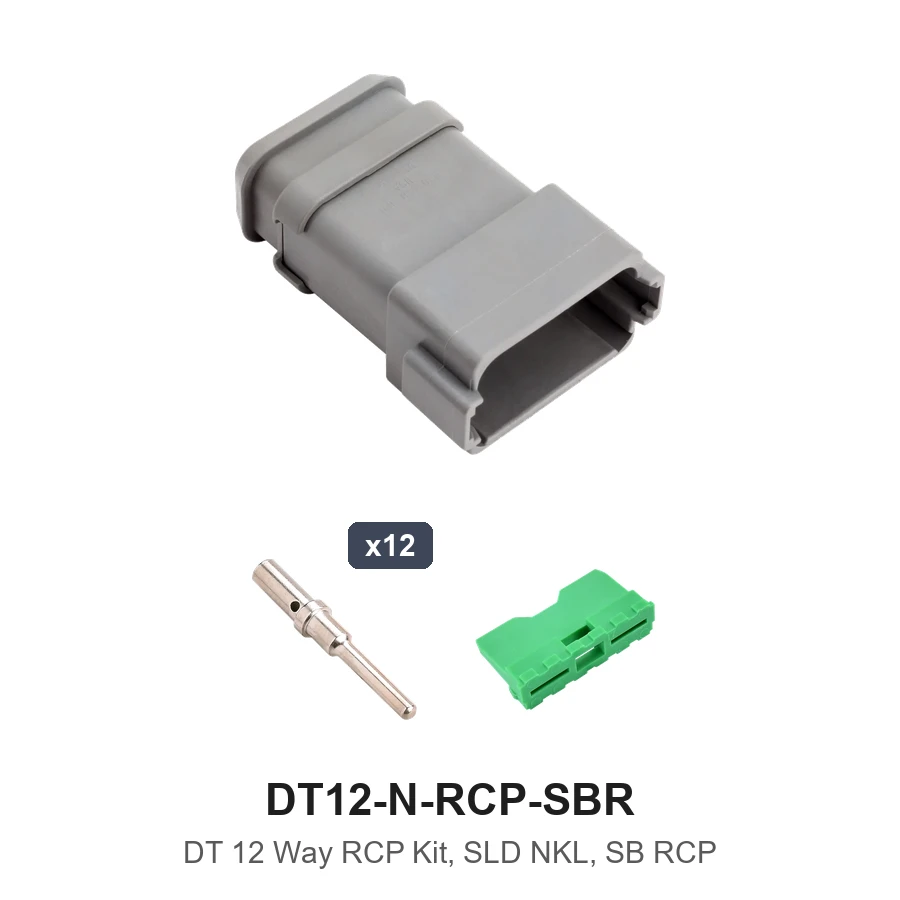 DT 12 Way RCP Kit, SLD NKL, SB RCP - DT12-N-RCP-SBR