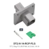 DT 2 Way Flanged Kit 16-14 Solid Recep - DT2-N-14-RCP-FLG