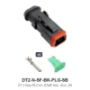 DT 2 Way PLG Kit, STMP NKL, BLK, SB - DT2-N-SF-BK-PLG-SB