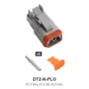 DT 2 Way Plug Kit Solid Nickel - DT2-N-PLG