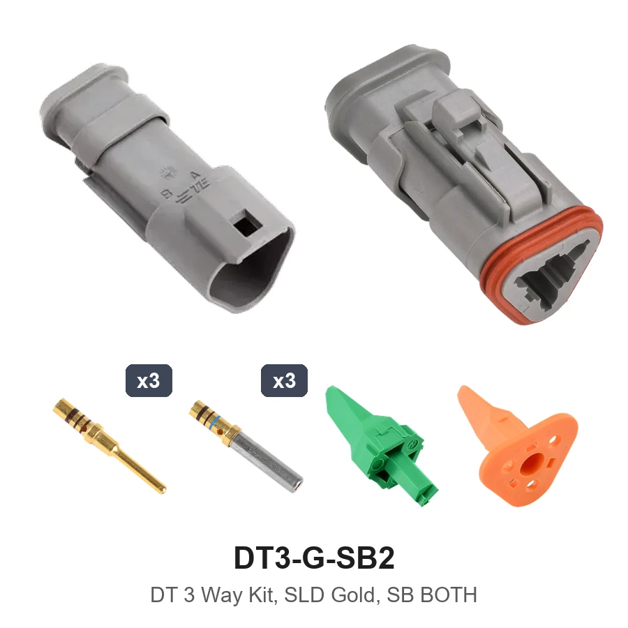 DT 3 Way Kit, SLD Gold, SB Both - DT3-G-SB2