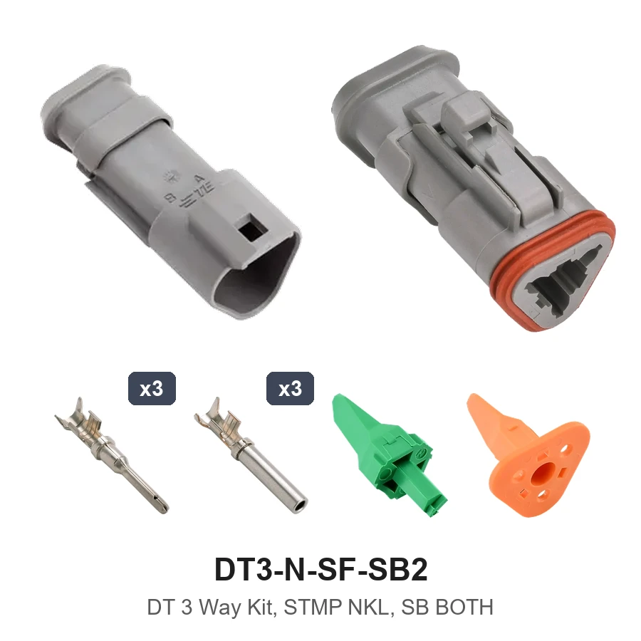 DT 3 Way Kit, STMP NKL, SB Both - DT3-N-SF-SB2
