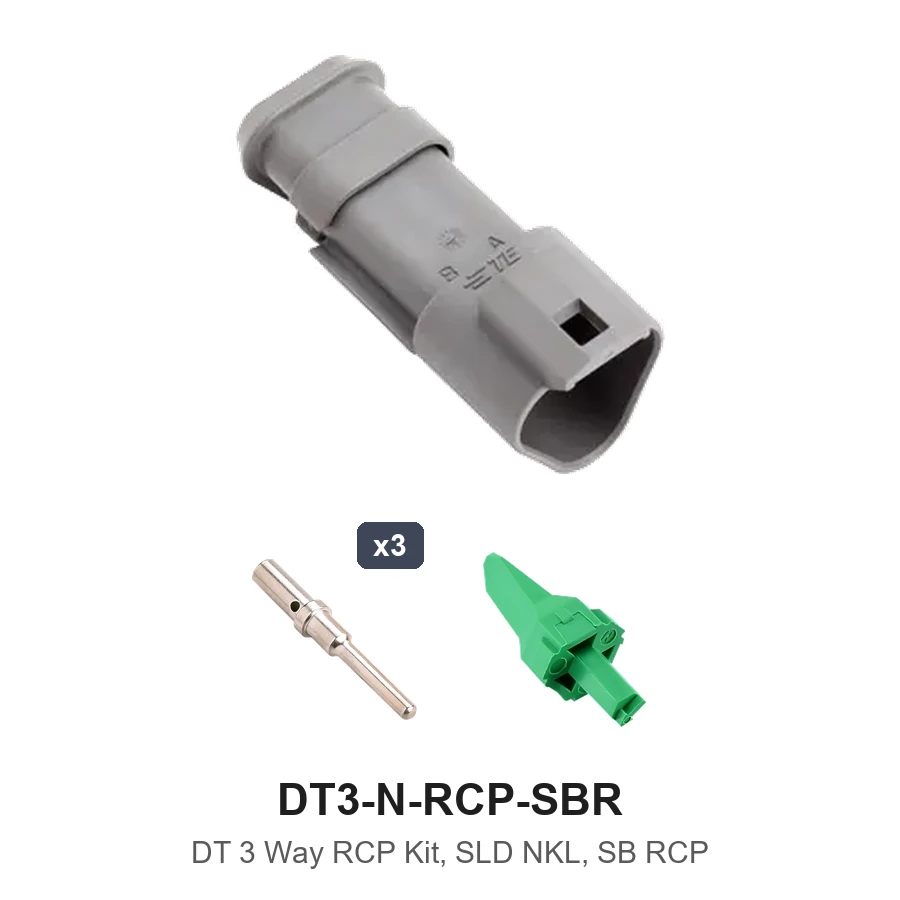 DT 3 Way RCP Kit, SLD NKL, SB RCP - DT3-N-RCP-SBR