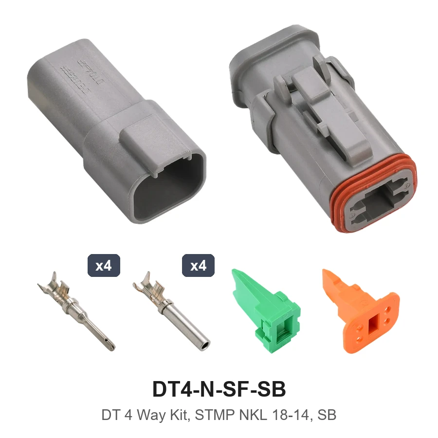DT 4 Way Kit Stamped Nickel SB - DT4-N-SF-SB