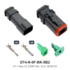 DT 4 Way Kit, STMP NKL, BLK, SB Both - DT4-N-SF-BK-SB2