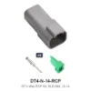 DT 4 Way Receptacle Kit Solid Nickel 16-14 - DT4-N-14-RCP