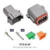 DT 8 Pin Conn Kit Stamped Nickel - DT8-N-SF