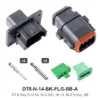 DT 8 Way FLG Kit, SLD NKL 16-14, BLK A-KEY, SB - DT8-N-14-BK-FLG-SB-A