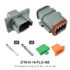 DT 8 Way FLG Kit, SLD NKL 16-14, SB - DT8-N-14-FLG-SB