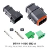 DT 8 Way Kit, SLD NKL 16-14, BLK A-KEY, SB Both - DT8-N-14-BK-SB2-A