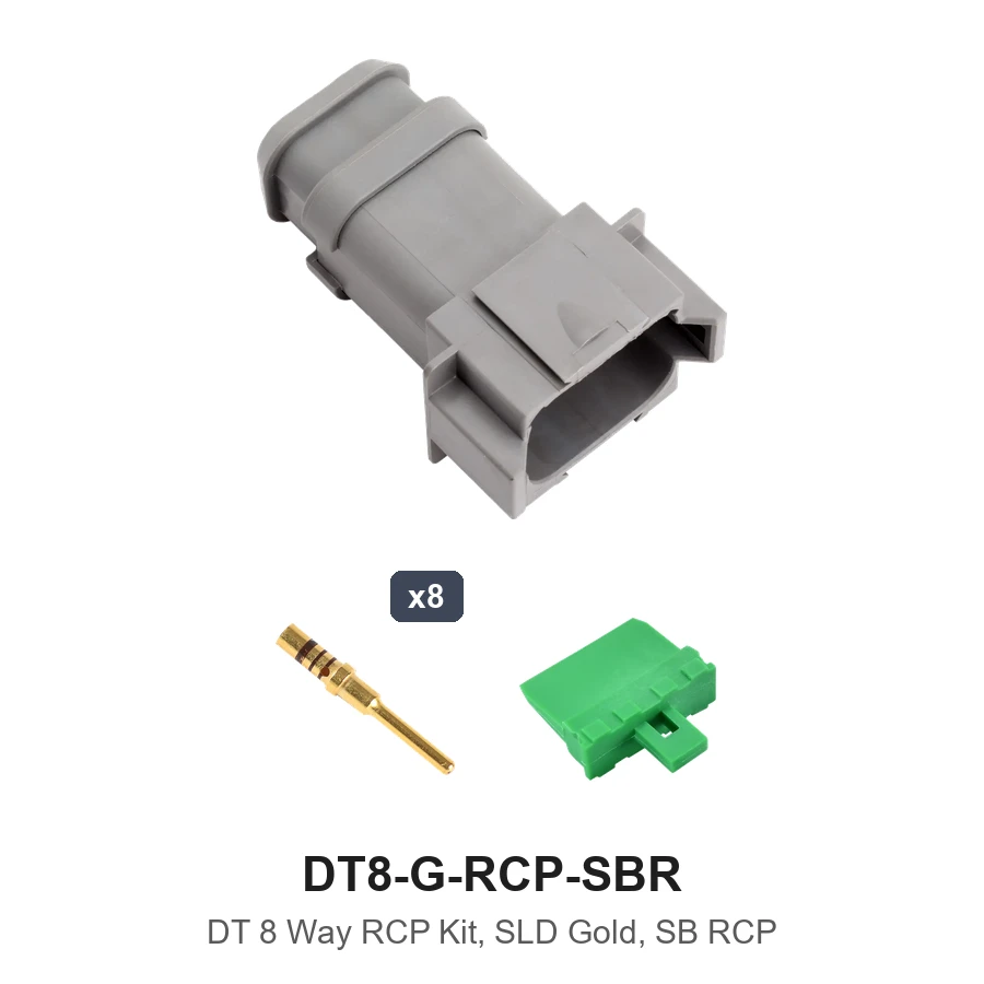 DT 8 Way RCP Kit, SLD Gold, SB RCP - DT8-G-RCP-SBR