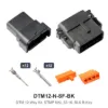DTM 12 Way Kit Nickel Stamped Black - DTM12-N-SF-BK