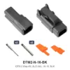 DTM 2 Way Kit Nickel Solid 18-16 BLK - DTM2-N-16-BK