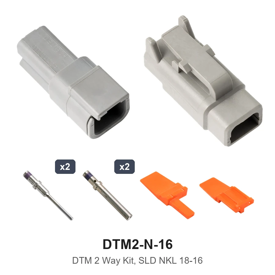 DTM 2 Way Nickel Solid 18-16 - DTM2-N-16