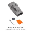 DTM 3 Way Plug Kit Nickel Stamped SB - DTM3-N-SF-PLG-SB