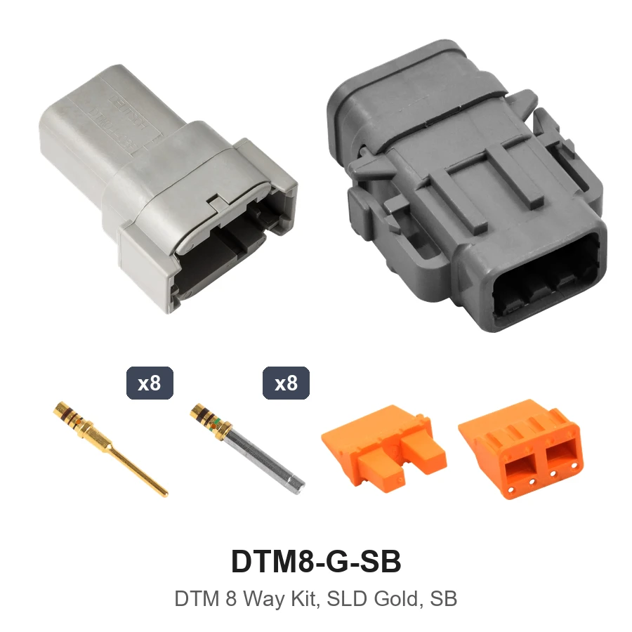 DTM 8 Way Kit Gold Solid SB - DTM8-G-SB