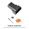 DTM 8 Way Kit Nickel Solid 18-16 Black - DTM8-N-16-BK-RCP