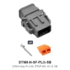 DTM 8 Way Plug Kit Nickel Stamped SB - DTM8-N-SF-PLG-SB
