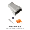 DTM 8 Way Receptacle Kit Nickel Stamped - DTM8-N-SF-RCP