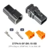 DTP 4 Way Kit, STMP NKL 10 GA, BLK, SB - DTP4-N-SF-BK-10-SB