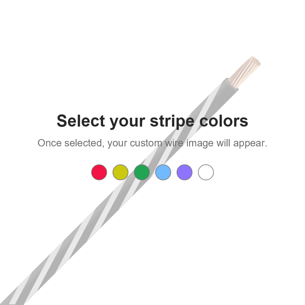 TXL-22-0 TRPL Striped Wire - TXL-22-0-3STRIPE