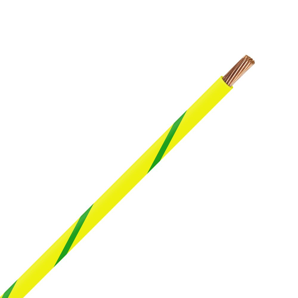 Picture of TXL 10 YELLOW/GREEN STRIPED WIRE