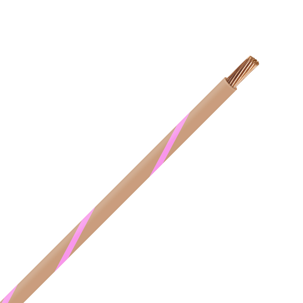 Picture of TXL 12 TAN/PINK STRIPED WIRE