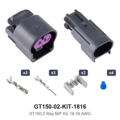 GT150 2 Way M/F Kit 18-16AWG - GT150-02-KIT-1816