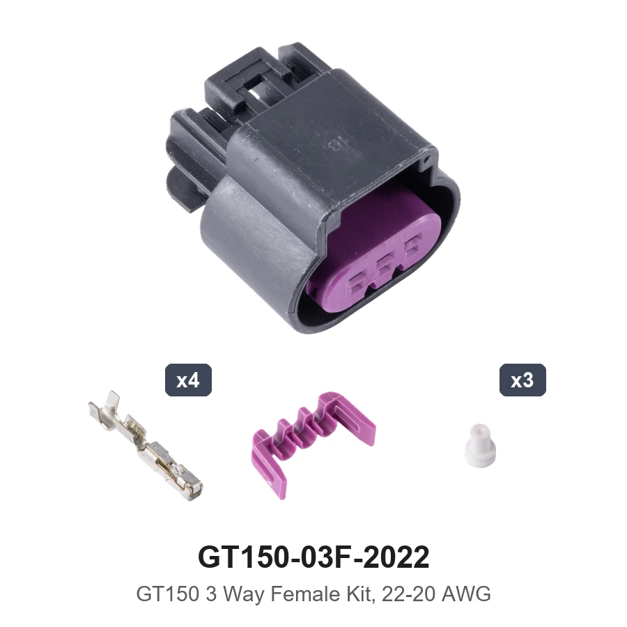 GT150 3 Way Female Kit 22-20AWG - GT150-03F-2022