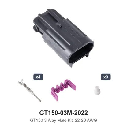 GT150 3 Way Male Kit 22-20AWG - GT150-03M-2022