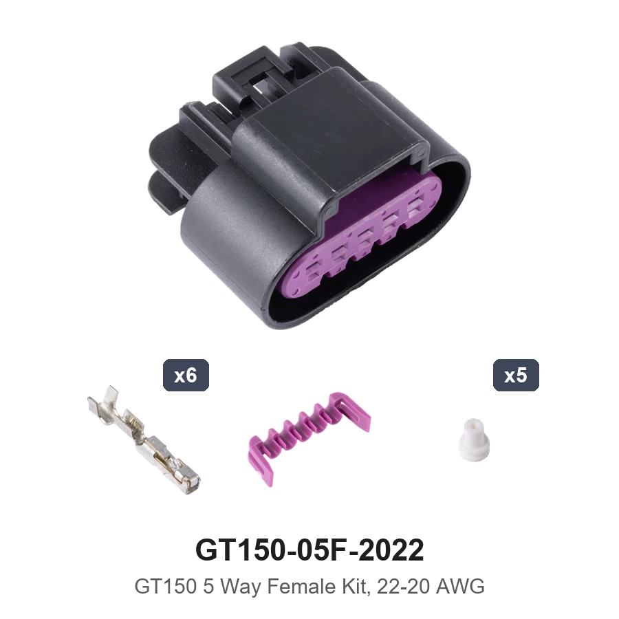 GT150 5 Way Female Kit 22-20AWG - GT150-05F-2022