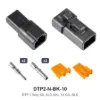 DTP 2 Way Kit Solid Nickle 10 GA Black - DTP2-N-BK-10