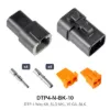DTP 4 Way Kit Solid Nickle 10 GA Black - DTP4-N-BK-10