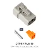 DTP 4 Way Plug Kit Solid Nickle 10 GA - DTP4-N-PLG-10