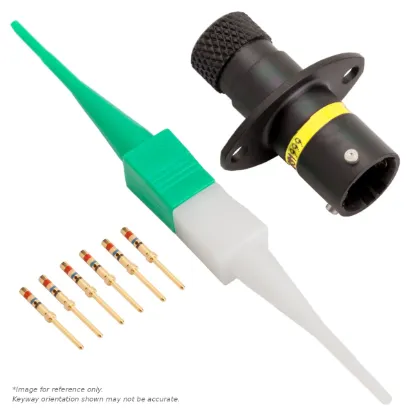 AS,6 WAY,FLG,PIN,A KEY,YELLOW - AS008-35PA