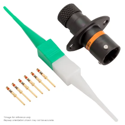 AS,6 WAY,FLG,PIN,C KEY,ORANGE - AS008-35PC