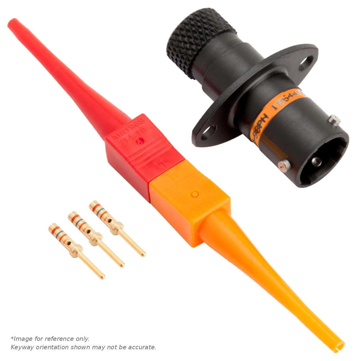 AS,3 WAY,FLG,PIN,C KEY,ORANGE - AS008-98PC